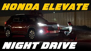 Honda Elevate Projector Headlamps amp Parking Camera Review At Night  The Sensible Review  Mar 2024 [upl. by Gurl]