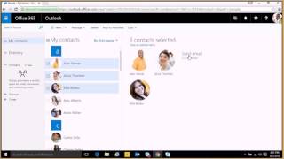 Tutorial Office 365 Web Contacts [upl. by Nirrad831]