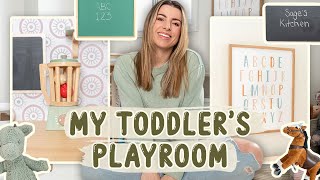 Toddler PLAYROOM TOUR  Toys Storage Hacks and Solutions that Will Help EVERY MOM [upl. by Cowden485]