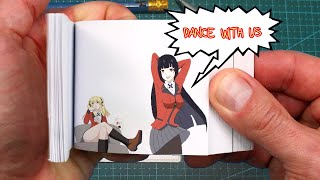 Kakegurui Dance Flipbook  2 Phut Hon Yumeko Jabami x Momobami Kirari x Itsuki Sumeragi [upl. by Wilonah52]