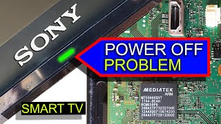 Auto Power OFF Problem  Sony Smart Android LED TV Repair TPC8129 MOSFET Datasheet [upl. by Derwood]