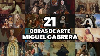 TODAS las OBRAS DE ARTE de MIGUEL CABRERA  PINTOR BARROCO MEXICANO [upl. by Ingalls]