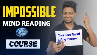 Mind Reading Course  Mind Reading Name Trick  Mind Reading Kaise Sikhe [upl. by Ehud]