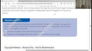 Economics IGCSE Merger Economies of scale and Diseconomies of Scale [upl. by Aicilic]