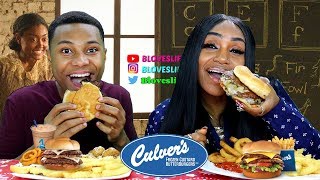 Culvers Mukbang with Darius [upl. by Nayrbo353]