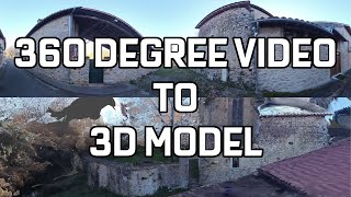 How to transform any 360degree video into 3D using photogrammetry [upl. by Suirad]