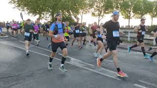 MARATHON DE LA LOIRE 2024 🏃 1ER KM  SAUMUR [upl. by Yrrej]