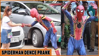 Spiderman Dance In Public Prank Funky Joker [upl. by Setsero79]