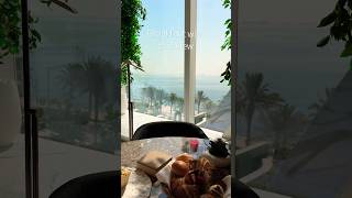 How breakfast should be servedwith a view😍 travelshorts travel breakfast vacation travelvlog [upl. by Aicatsue]