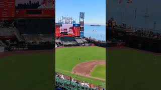 San Francisco Giants vs Arizona Diamondbacks Crowd Check sanfranciscogiants oraclepark mlb usa [upl. by Stella]