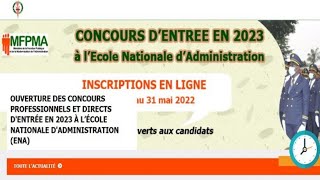 Concours De LENA Session 2022  Les Nouvelles Formalités Requises  Tout Ce Quil Faut Savoir [upl. by Vez]