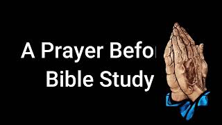 A Prayer Before Bible Study [upl. by Hayotal]