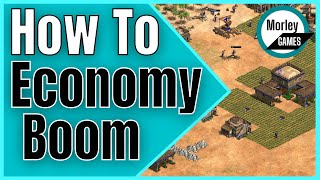 How To Economy Boom  AOE2 Fast Castle Build Order Tutorial [upl. by Bayer]