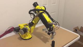 3D printed 6 axis stepper motor robot  Gen2 [upl. by Matheson]