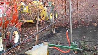 BERM BLASTER amp SPRAY RIG  VINEYARD MID DEC DAMP [upl. by Lisabeth595]