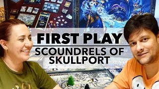 First Play Scoundrels of Skullport 2013 boardgames [upl. by Milka463]