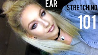 Ear Stretching 101  Beginners Guide  DEMO [upl. by Ecnerewal]