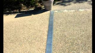 Walkway Erosion Control Drain  Landscaping Drainage Tips [upl. by Aitnahs]