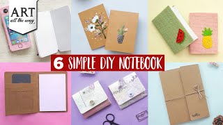 6 DIY Notebook Ideas  Back to school ideas  How to make a Notebook [upl. by Shaikh]