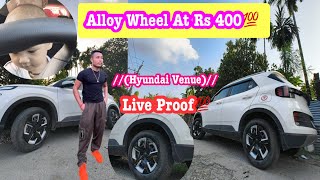 Home Made Alloy Wheel😱💯💯 Hyundai VenueAlloy Wheel At Rs400 Price Live Proof💯💯😱😱 [upl. by Sydney]