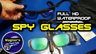 Waterproof Spy Glasses with HD 1080p Video CameraAudio Hidden Camera capture ANY Outdoor Action [upl. by Zachar723]