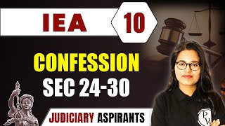 IEA 10  Confession Sec 2430  CLAT LLB amp Judiciary Aspirants [upl. by Burl95]