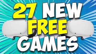 27 New amp free OCULUS QUEST 2 games on APPLAB amp SIDEQUEST [upl. by Renata]