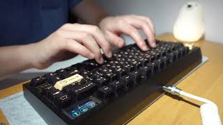 Zoom75 SE  Thocky Sound Test with Everglide Aqua King Switches and JKDK Studio Cat [upl. by Kenzi]