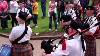 Scottish Bagpipers Festival Weekend Blairgowrie Perthshire Scotland [upl. by Schnapp]