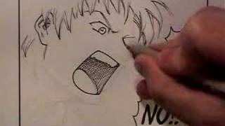 Manga Inking Tutorial Crosshatching wwwcell59com [upl. by Ronoel]