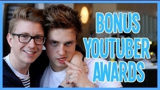 BONUS CATEGORIES THE YOUTUBER AWARDS  Tyler Oakley [upl. by Fidele132]