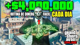 Como GANAR MAS de 4000000 AL DIA en en GTA ONLINE 2024 Completamente en SOLITARIO  GANAR DINERO [upl. by Hnad]