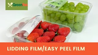 GREENPAK Lidding film easy peel film [upl. by Scevour]