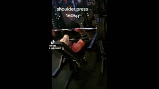 bodybuilding motivation gym powerlifting workout fitness fit shoulder training [upl. by Bushey]