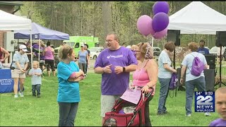 Hundreds gather for annual Epilepsy walk [upl. by Otrebron888]