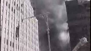 WTC 7 fires and south side hole [upl. by Yenaffit]