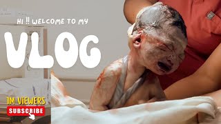 Maingay ka din ba manganak Amazing Normal Deliver birthvlog midwife newborn [upl. by Ruomyes]