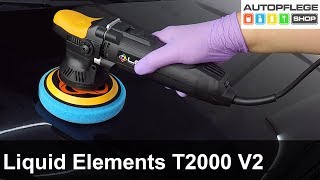 Liquid Elements T2000 V2 Poliermaschine unboxing  Test [upl. by Silado711]