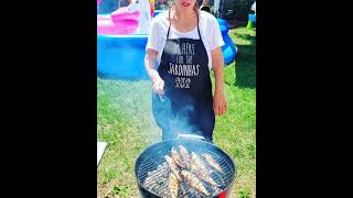 Como Assar Sardinhas  How to cook sardines [upl. by Casilde]