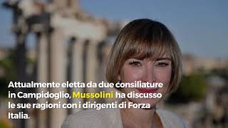 Rachele Mussolini lascia Fratelli dItalia per Forza Italia Chi è figlia di Romano [upl. by Etiragram271]