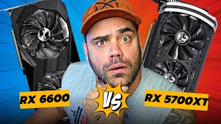 EM 2024 RX 5700 XT vs RX 6600 QUAL MELHOR CxB [upl. by Erie]