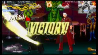 Battle Request 6 Dante amp Vergil Vs Crash Bandicoot amp Spyro the Dragon MUGEN [upl. by Iclek]