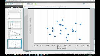 Nspire  Lineær regression residualer og residualspredning [upl. by Eidorb851]