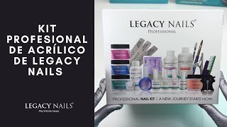 ¡Lo mejor del Kit Profesional de Acrílico✨ LEGACY NAILS [upl. by Philipson]