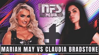 Mariah May VS Claudia Bradstone mariahmay womenswrestling wrestling [upl. by Everest]