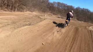 Dirt bike track Ottawa IL friendly race [upl. by Ynez774]