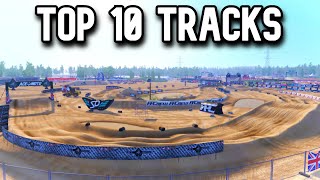 TOP 10 TRACKS OF 2023 IN MX BIKES [upl. by Akcirahs816]