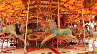 The Hoppings 2014  The Lord Mayer George Pattison on the Carousel Gallopers [upl. by Parris]