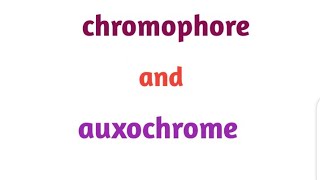 chromophore and auxochrome uv visible spectroscopy chemistry neet youtubeshorts shorts [upl. by Hatfield]