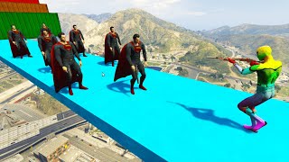 GTA 5 Spiderman Gameplay  Funny Moment amp SpiderMan Jumps  GTA 5 Mods minions red hulk  351 [upl. by Ogu]